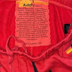 Aviator Nation Vibrant Red sweatpants